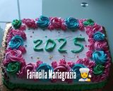 Foto del passaggio 1 della ricetta Torta di Capodanno 2025 a colori 👩‍🍳🥂🥂🥂🍾🍾🍾🍾