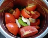 A picture of step 2 of Kundru curry.