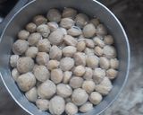 A picture of step 1 of Soya kabab.