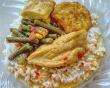Foto langkah ke 6 dari resep Lodeh bumbu Mangut isi Tahu & Kacang Panjang.