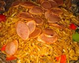 Foto langkah ke 6 dari resep Mie telor sosis.