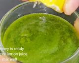 A picture of step 4 of Moong dal dahi vada.