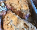 A picture of step 5 of Crispy, Stilton pork chops.