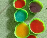 Foto langkah ke 2 dari resep Puding Kaca Lapis Cokelat.