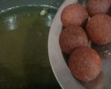 A picture of step 5 of Paneer gulab jamun.