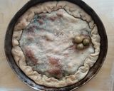 A picture of step 4 of Lettuce and Green Olive Calzone from Puglia.