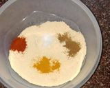 A picture of step 1 of Besan ke chile ki sabji.