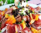 Foto del paso 8 de la receta: Mi Burrata di Búfala con tomates confitados y jamón serrano 🔥🔥
