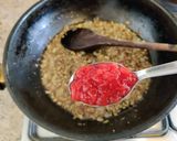 A picture of step 5 of Schezwan Fried Rice.