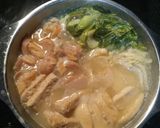 Foto langkah ke 7 dari resep Sup tahu dan sayuran, simple nabe.