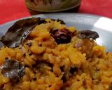 A picture of step 6 of Moong daal and turai.
