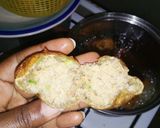 A picture of step 4 of Savory plantain buns.