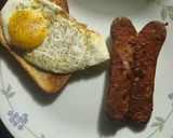 A picture of step 4 of VashBake Open Face Sunny Side Up.