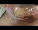 A picture of step 2 of Fried bao (mantao).