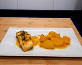 Foto del paso 10 de la receta Merluza a la miel con reducción de naranja
