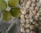 A picture of step 1 of Masala chana(Chick pea).