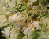 A picture of step 3 of Simple ground beef and cabbage.