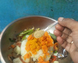 கேழ்வரகு பூரி & கேரட் உ௫ளைக்கிழங்கு மசால் (Kezhvaragu poori & ma ரெசிபி ஸ்டேப் 4 புகைப்படம்
