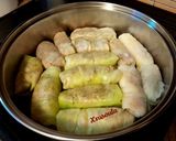 A picture of step 5 of Vegan Stuffed Cabbage Rolls with Leek.