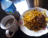 A picture of step 11 of Abacha (without potash).