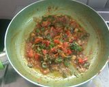 A picture of step 7 of Green Chana Sabji.
