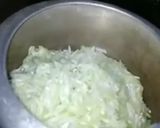 A picture of step 1 of Lauki ka halwa.