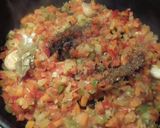 Foto del paso 7 de la receta Lentejas pardinas con verduras y salchichas frescas
