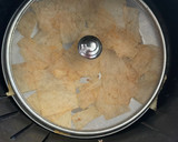 A picture of step 5 of Spring Roll Wrapper chips.