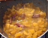 Foto del passaggio 5 della ricetta Risotto delicato su vellutata di zucca🍚🥓🧅🎃