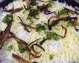 A picture of step 12 of Paneer biryani.