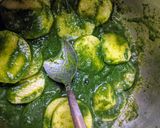 A picture of step 6 of Chutney aloo.