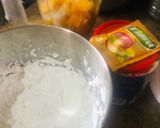 A picture of step 1 of No yoghurt mango lassi🥭🥛.