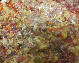 Foto del paso 5 de la receta: Revuelto de picadillo de chorizo con patata y pimiento