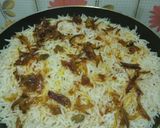 A picture of step 17 of Hilsa Biryani.