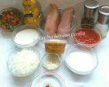 Foto del paso 1 de la receta: Pollo al curry con salsa de mango y leche de coco