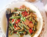 Foto langkah ke 6 dari resep Tumis Buncis Baso Pedas Gurih.