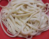 Foto langkah ke 2 dari resep Fettucini Carbonara Simple.