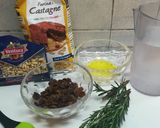 A picture of step 1 of Castagnaccio.