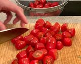 A picture of step 2 of Cockles, mini tomatoes, pasta.