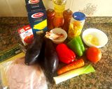 Foto del paso 1 de la receta: Lasaña con lomito ahumado, queso y vegetales #Mercado
