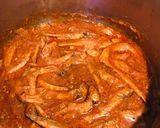 A picture of step 2 of Anchovy Stew.