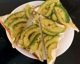 A picture of step 4 of Cheese & Avocado on Toast 😀#Mysterybox#Breakfast#Seasonal.