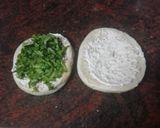 Foto del paso 5 de la receta: Hamburguesa de cerdo con mayonesa de cebolla frita y piparras