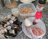 Foto del paso 1 de la receta: Garbanzos con mariscos de Marisa