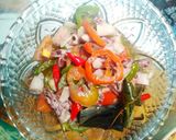Foto langkah ke 3 dari resep Cumi Asin Pedas.