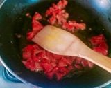 A picture of step 2 of Spicy macroni mix spaghettis chaat.