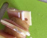 A picture of step 5 of Baby Bacon and Cheese Jackets.