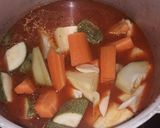 A picture of step 4 of Beef Soup in a Pressure Cooker.