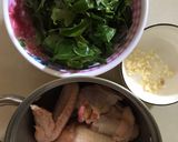 Hình bước làm 1 của món Canh chua gà lá giang!