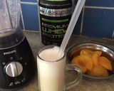 Foto del paso 2 de la receta: Licuado proteico de durazno